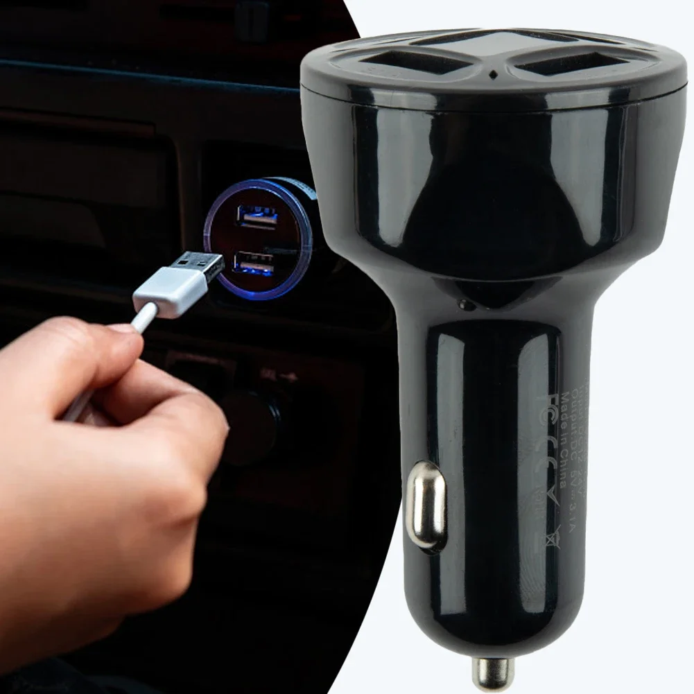 

Автомобильное зарядное устройство 12-24 В, 4USB, 5-а