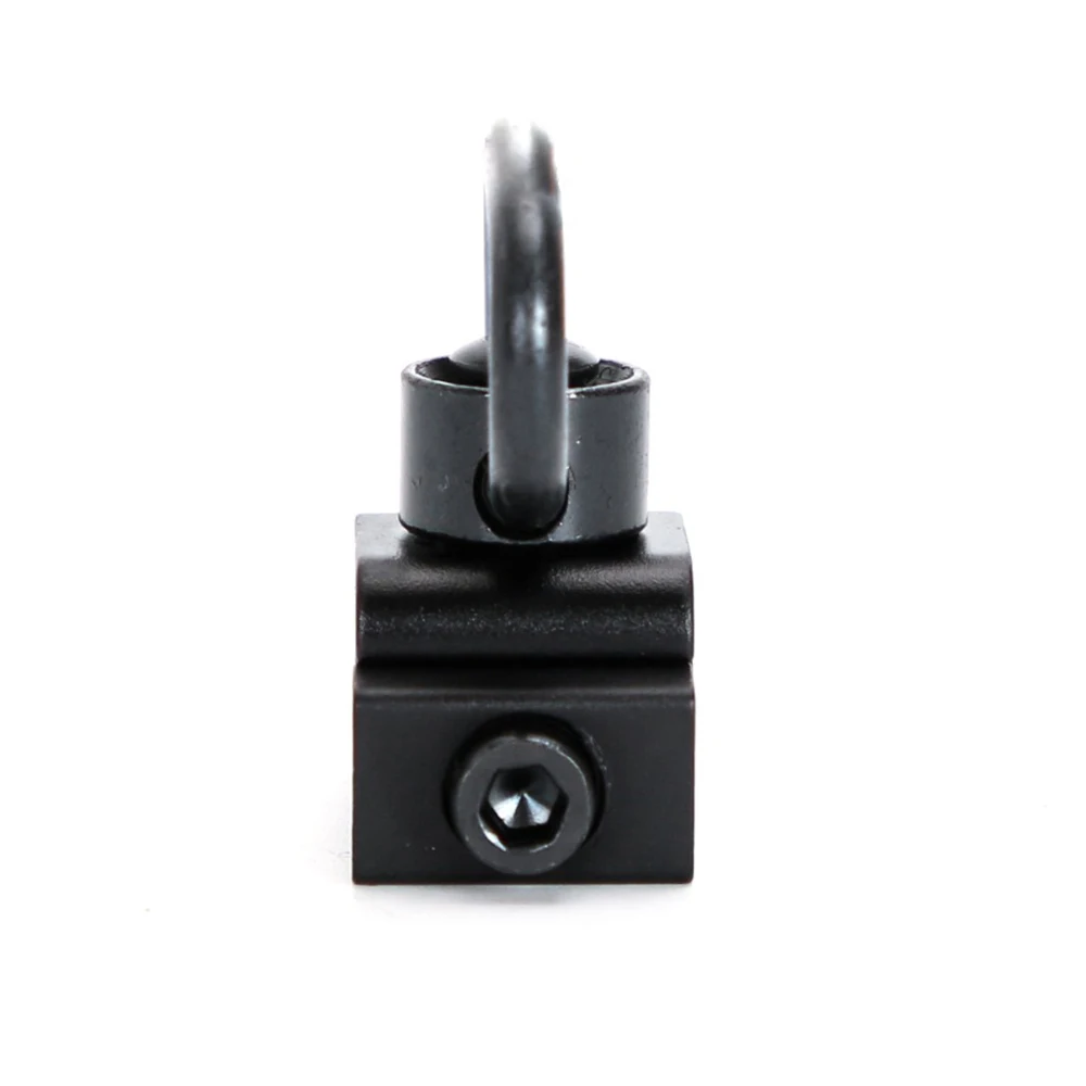Quick Release Buckle Sling Adapter Ring QD Swivel Mount Push Button 1-1/4" 20mm Weaver Rail or Picatinny Rail Mounted