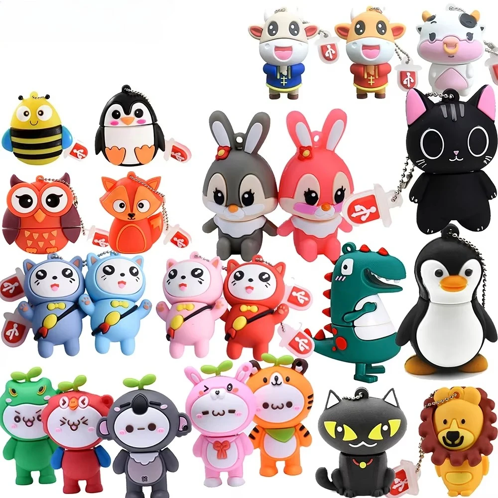 Cute Cartoon USB Flash Drive 64GB 32GB 16GB Storage Device usb flash drive flash drive