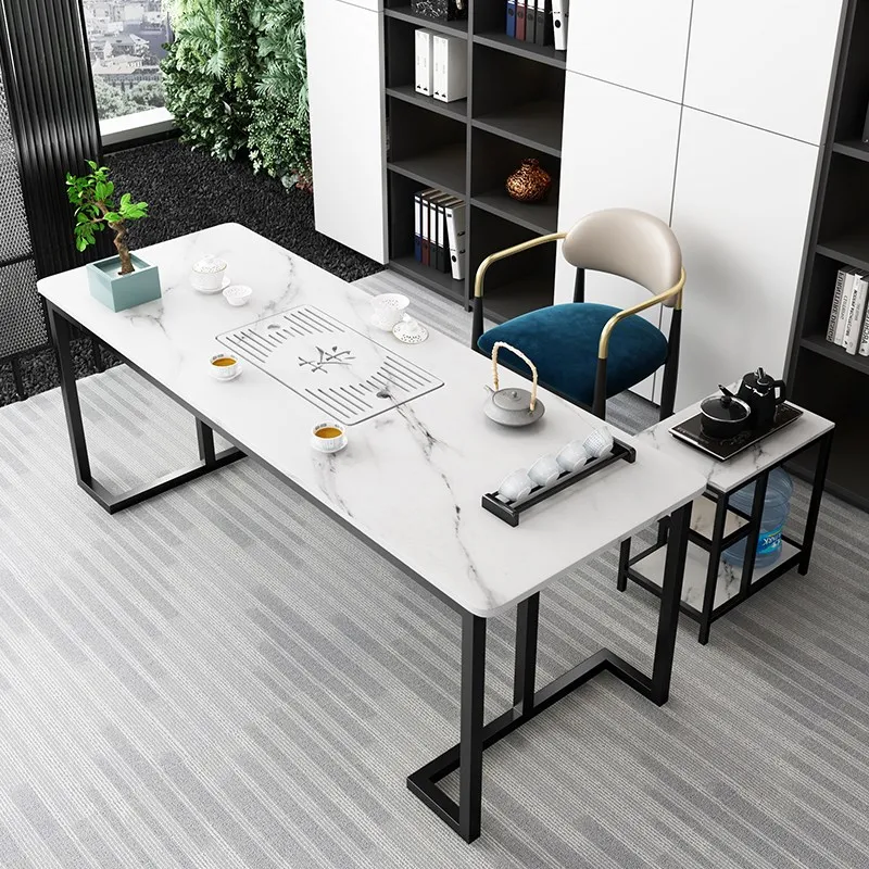 

Simple, light and extravagant office coffee table, balcony, small tea table, chair, rock board, tea table, tea table