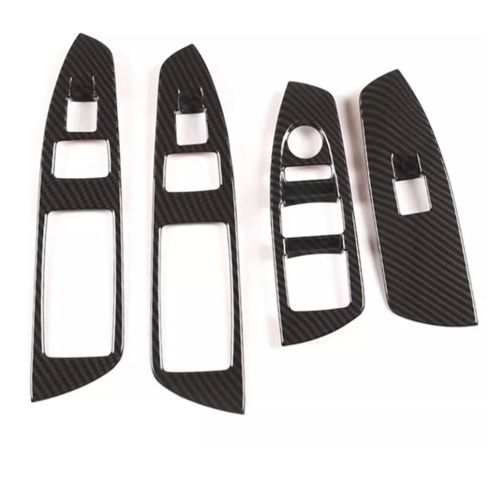 

Car Button Trim Sticker for BMW 7 Series F01 F02 F03 F04 2009-14 Car Window Glass Lifting Button Panel Frame Cover Trim Sticker