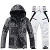 Winter Ski Suit Set Cold Snowboard Men/Women Double Board Hooded Skiing Ski Suit Waterproof Windproof Outdoor Skiing Jacket/Pant 6
