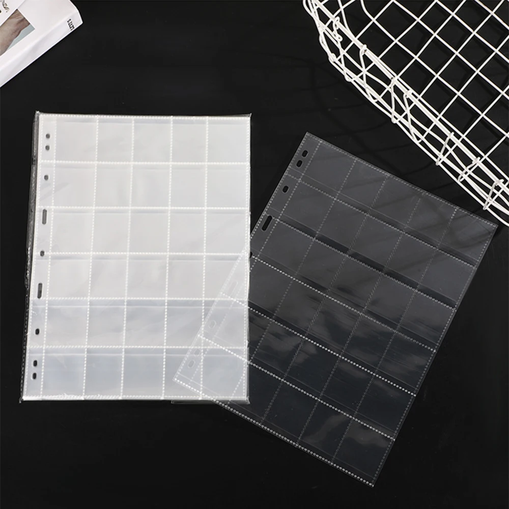 Coin Collection Pages - 50 Pack Protective Sleeves Holds 1000 2x2 Inch Items For 3-Ring Binder