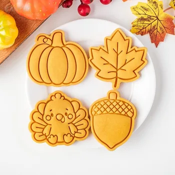 3D Thanksgiving Cookie Mold Set 2