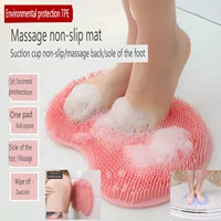 Exfoliating Foot Brush and Back Scrubber Anti-Slip Suction Cup - Deep Cleansing and Exfoliating Tool for Body Dirt Removal 2