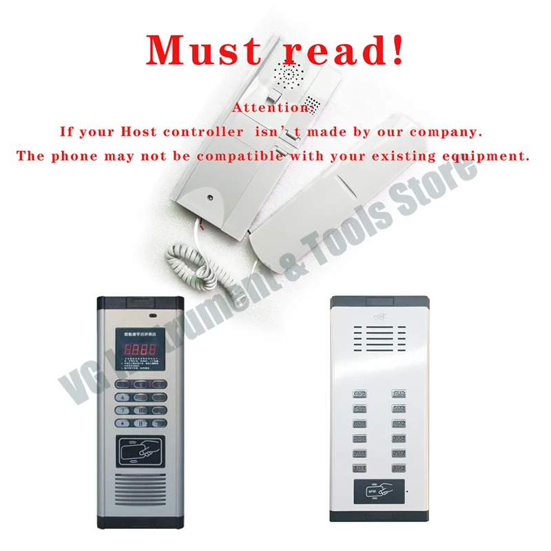 Top quality apartments intercom system home security audio door phone indoor unit Phone Intercom Doorbell System - 4