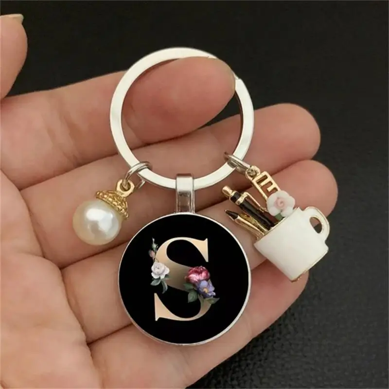 MyGiftHome 26 Letter Keychains Cup Pendants Bag Ornaments