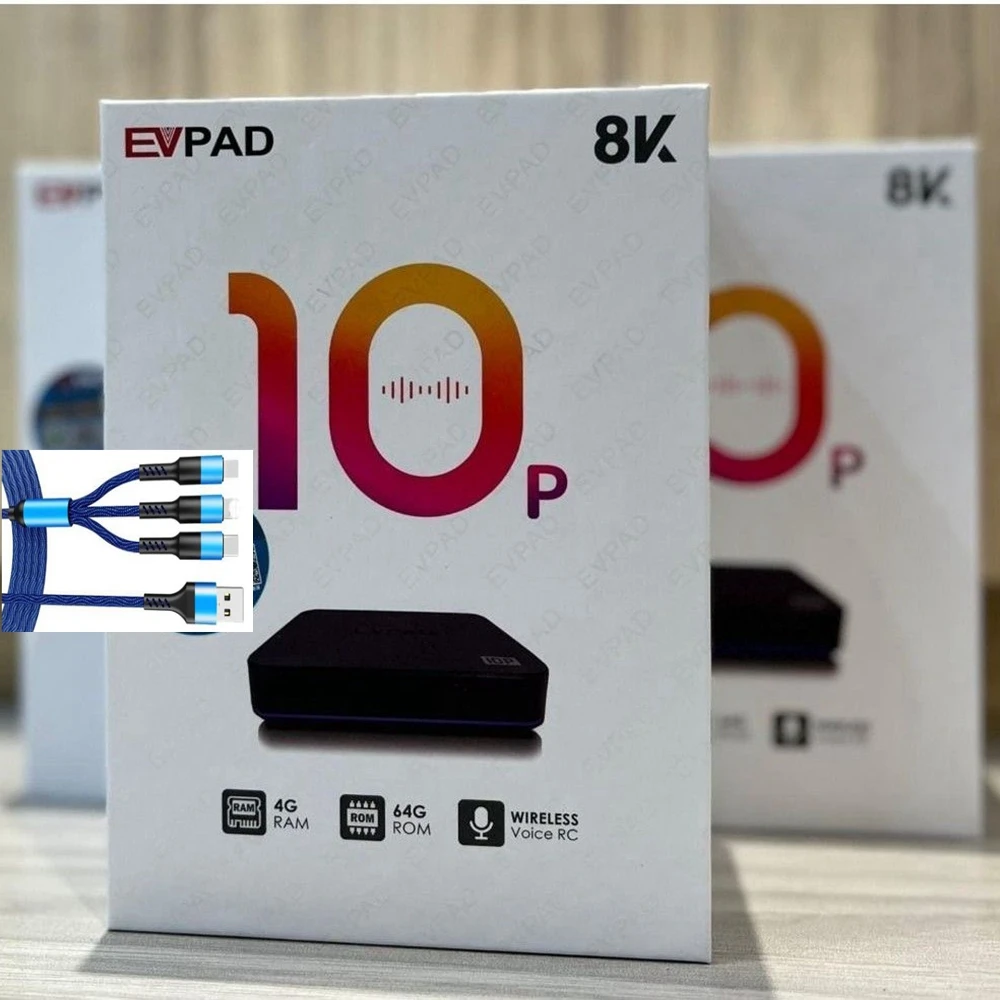 [Подлинный] Evpad 10P tv box 2023 Корея EVPAD флагманский ТВ-бокс 4 Гб 64 Гб Япония Корея Evpad 10S 2 ГБ 3 2 Гб новое поступление