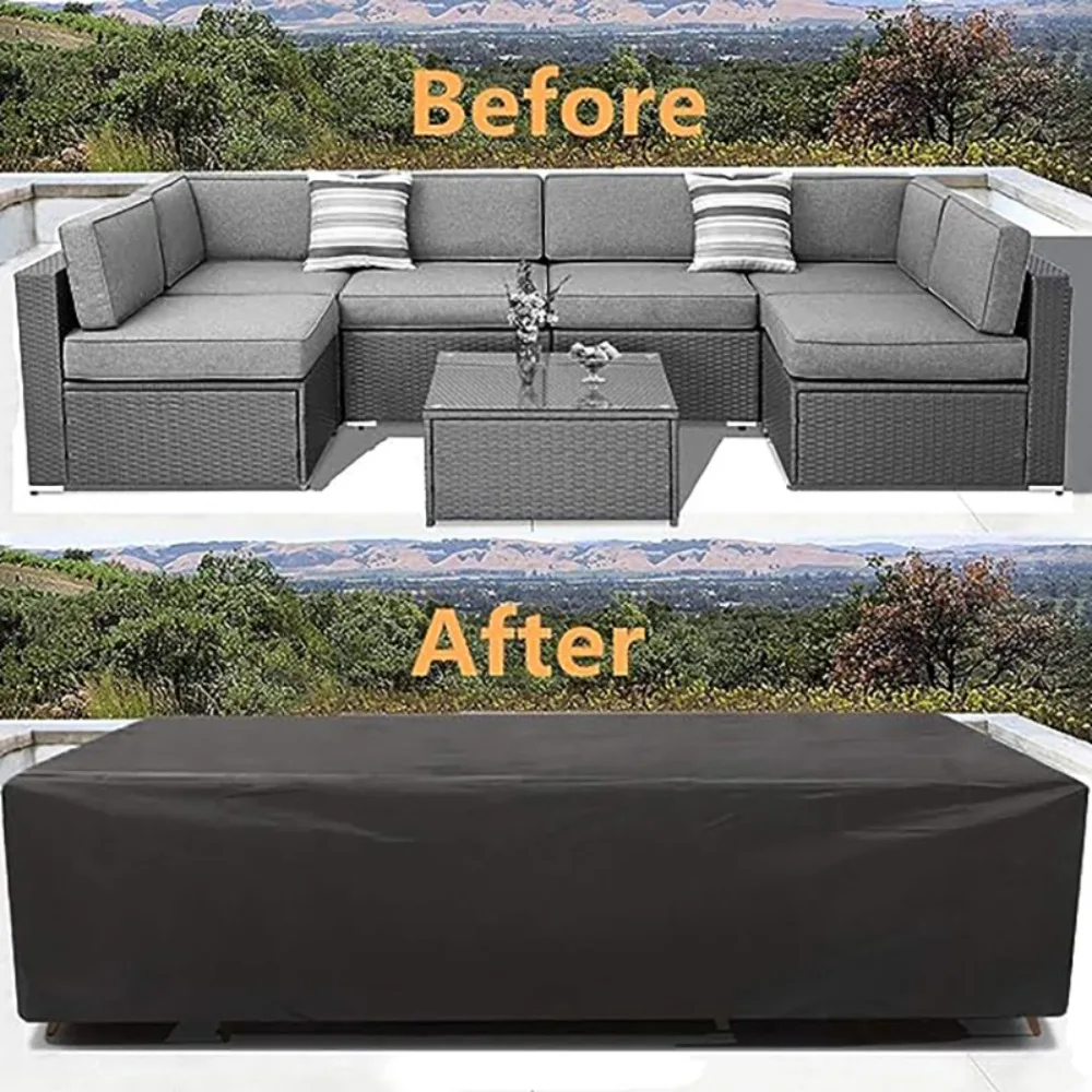 Premium Outdoor Furniture Cover Set - Full Size, Waterproof & UV Resistant