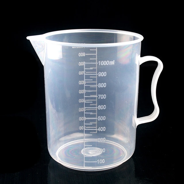 150/300/600/1000ml Measuring Cup Transparent Pour Spout Graduated Metering  Cup Visual Scale Liquid Measure Kitchen And Lab Tool