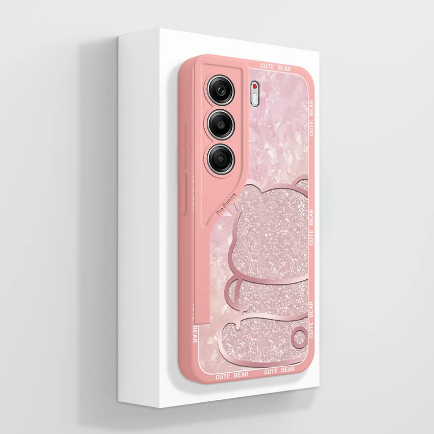 Elegant Floral Silicone Protective Phone Case - Anti-Fall Smooth Cover