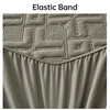 Waterproof Bed Sheet Quilted Throw Mattress Cover for Winter Elastic Fitted Sheet  Protector Full Queen King 160/140*200cm 4