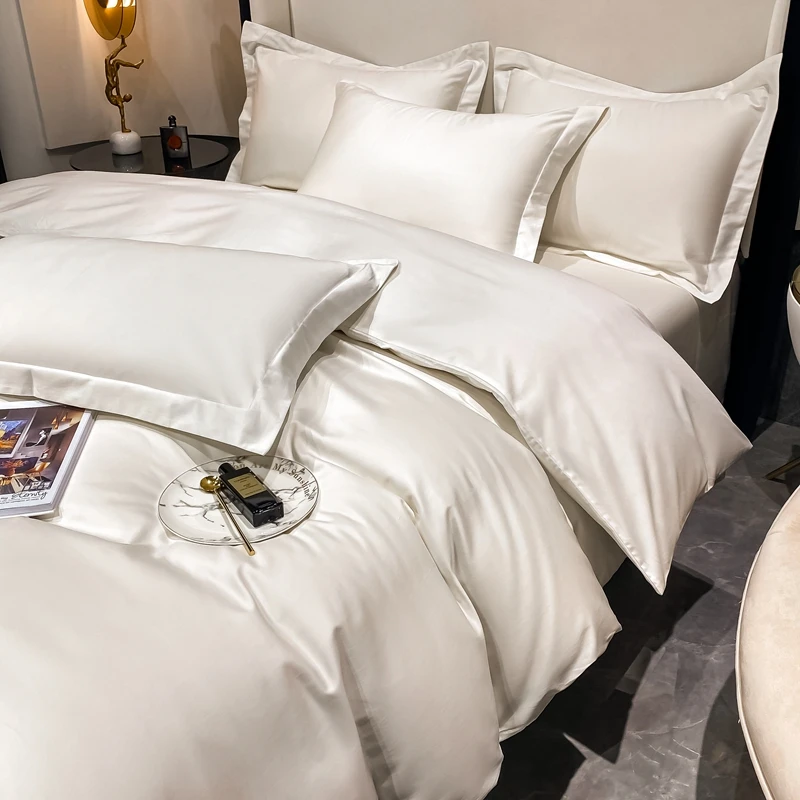 3pcs Set Luxury Bedding Set 100% Egyptian Cotton Duvet Cover Set Single Double Queen King Bed Cover Soft Quilt Cover Pillowcase 3