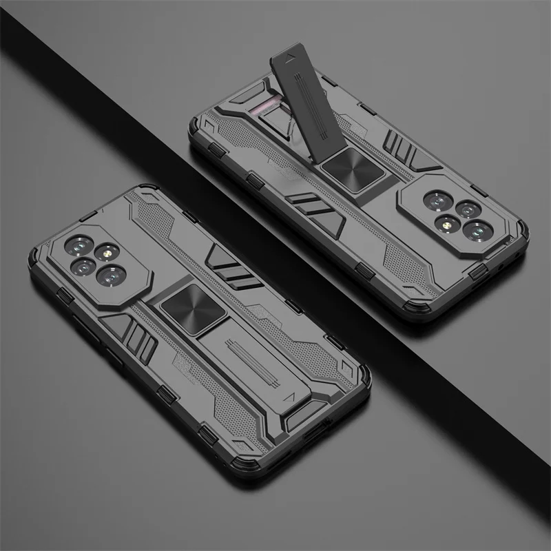 Verstelbare Kickstand Beschermhoes Voor Honor 200 Pro Cover Magnetische Houder Coque Fundas Capa_voghion.com