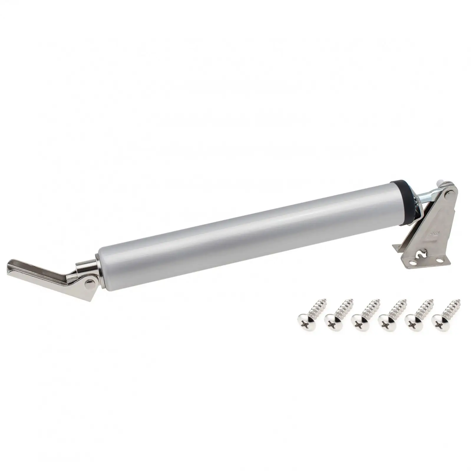 Smooth Closing Motion Door Closer Sopper for Screen Door Pneumatic Closer with Hold Open Heavy Duty Automatic Spring