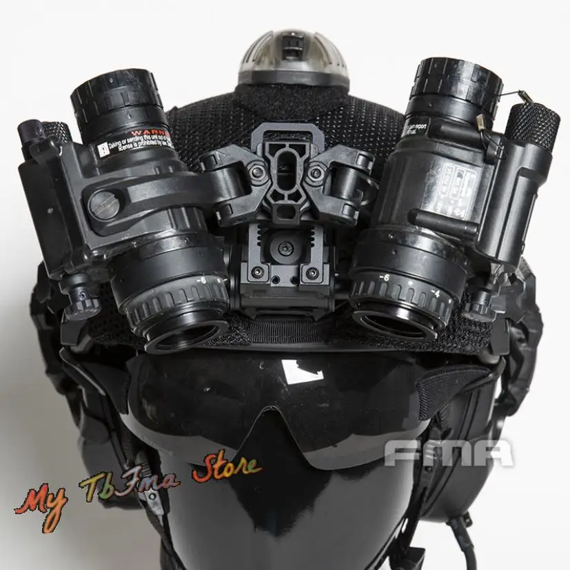 FMA Tactical Nylon NVG Mount Bridge Double / Single J Arm Bracket For Binocular Bridging Monocular L4G24 NVG PVS 14 Dummy Model