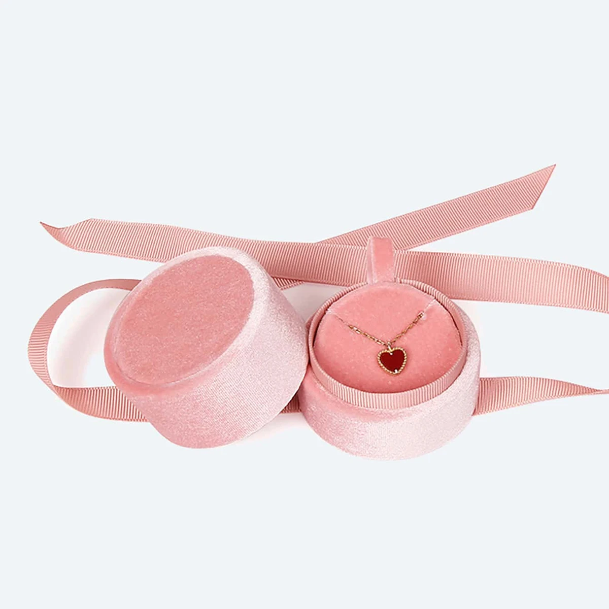 Pink Heart Bead Box, Jewelry Storage