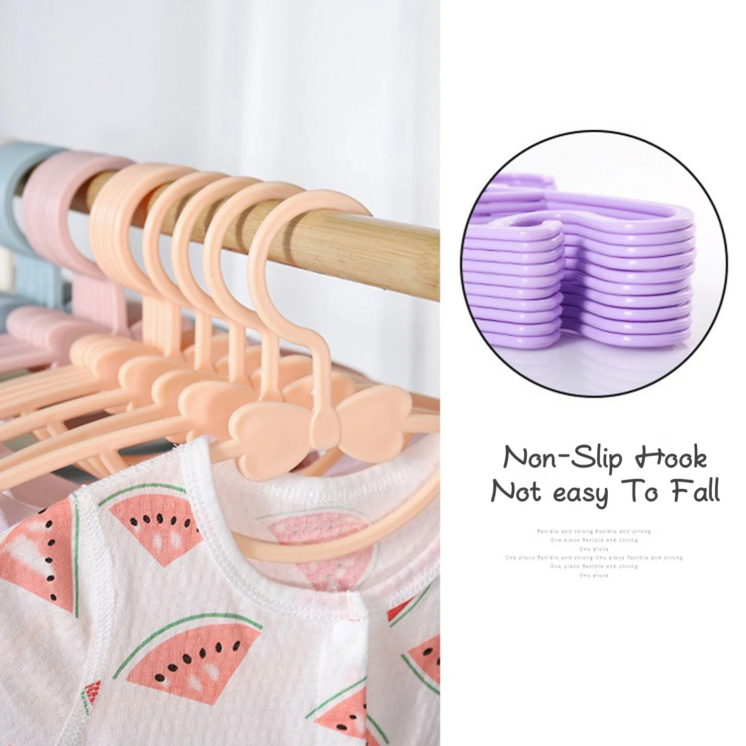 Baby Hanger 10pcs Kids Clothes Hanger Rack Display Cute Clip