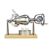 Hand Popcorn Machine Open Firing Popcorn Puffing Machine Stainless Steel Mini Popper Small Manual Popcorn Maker Open Firing 1