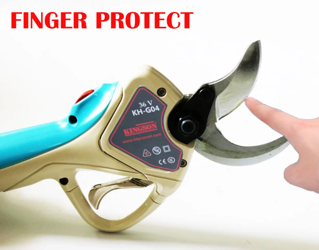 Brushless Electric Pruners Professional Kingson Electric Pruner Finger Protection Hand Pruner Vineyard Pruning Tools