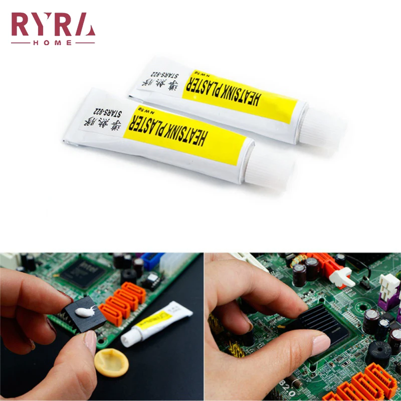

1PCS CPU LED IC Radiator Thermal Conductive Heatsink Silicone Grease Compound Glue Cooling 3D Printer Parts Welding Accessories