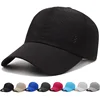 Wholesale Men Women Summer Baseball Cap Quick Drying Hats Unisex Breathable Sport Pure Color Snapback Hat Bone Baseball Hat 1