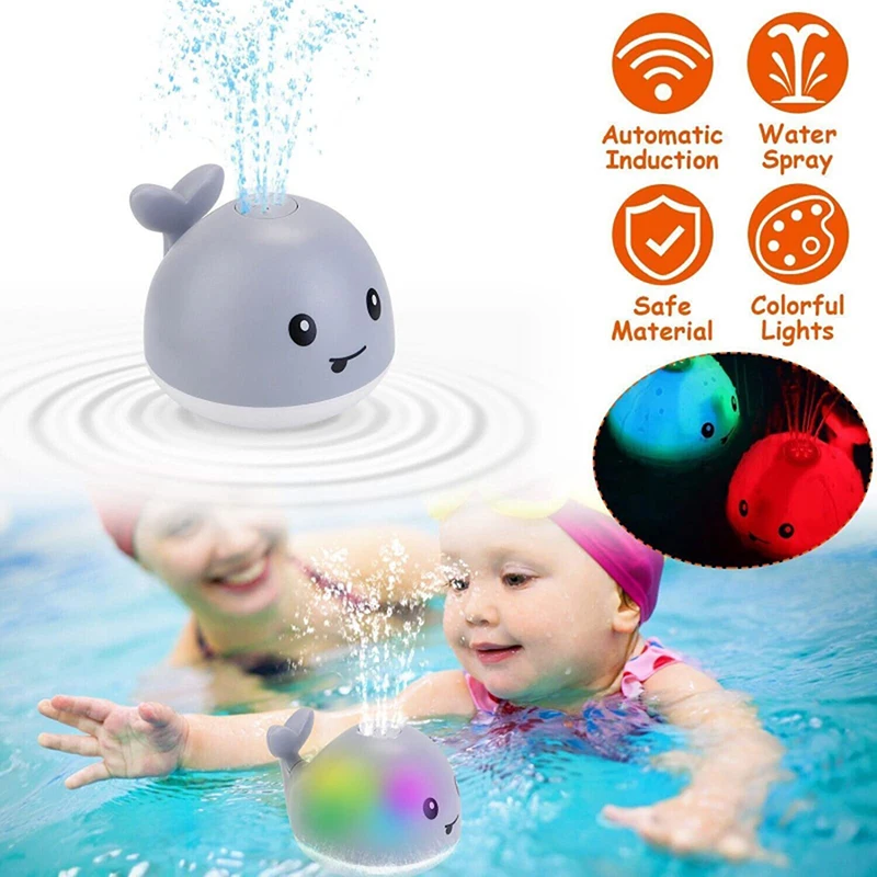 Acheter Jouet à Jet d'eau classique pour bébé, Animal de dessin animé  mignon, horloge de natation pour bébé, jouets de bain de plage, cadeaux de  salle de bain pour enfants