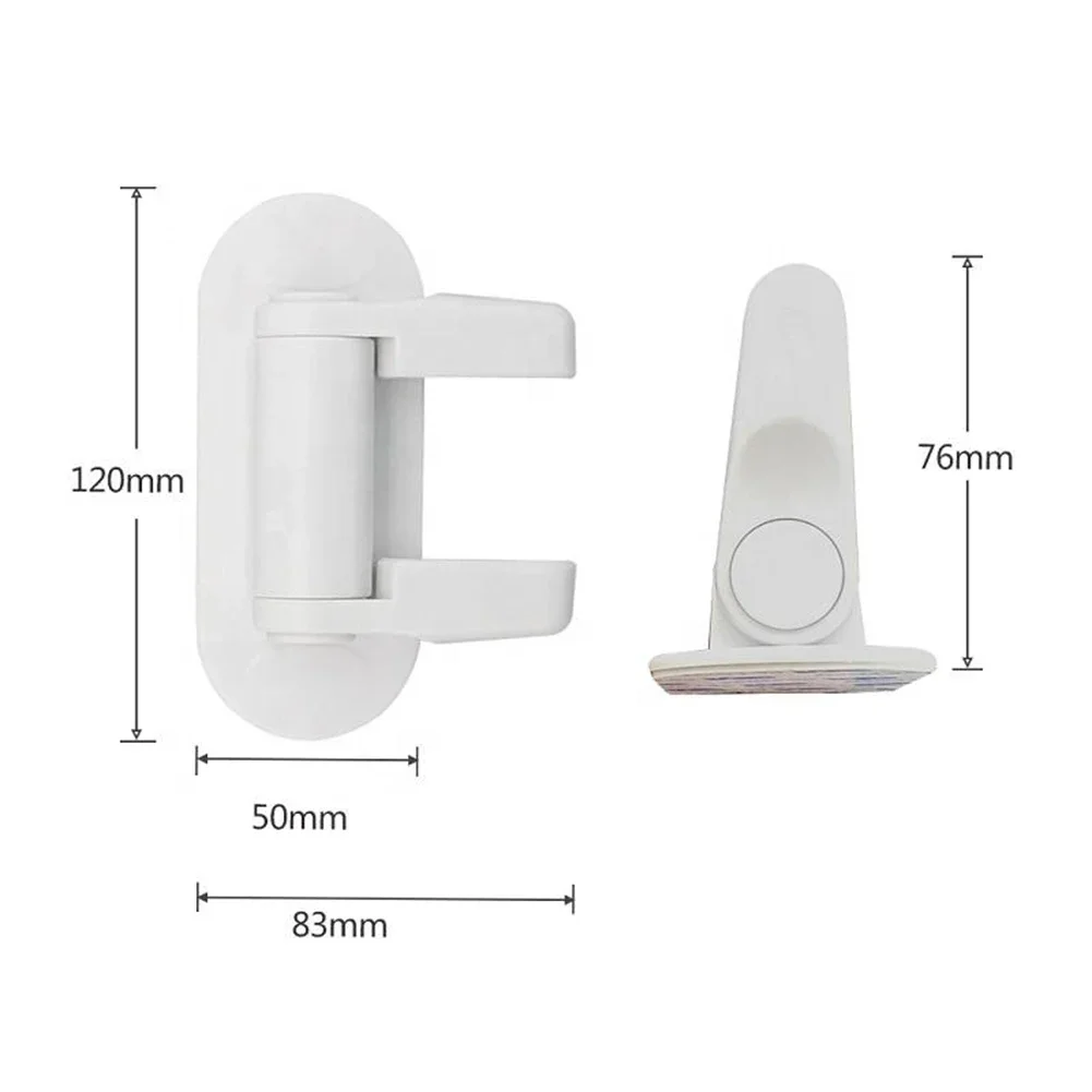 Baby Safety Lock Door Lever Lock Safety Child Proof Doors Adhesive Lever Handle Cabinet Locks 1pc cabinet lock child lock door lock safety lock door window lock