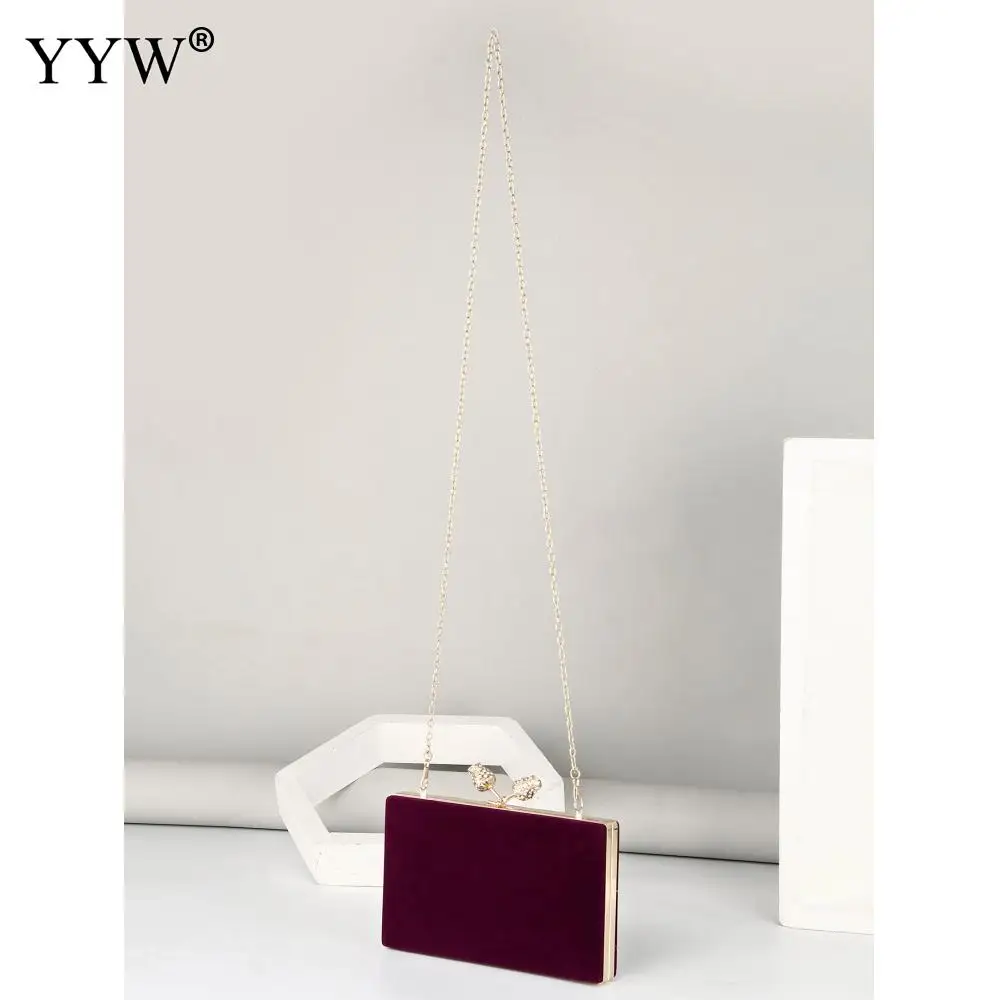 For Women Fashion Leaf Clasp ClutchesLadies Gala Party Dinner Clutch Chain Shoulder Handbags and Purses Ladies Chic Handbag