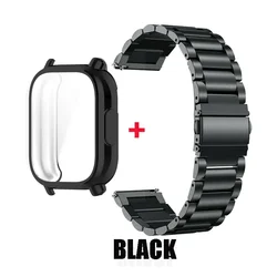 Cinturino in Acciaio Inox Premium con Protezione per Display e Custodia per Smartwatch