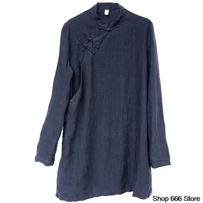 Women Chinese Shirt Traditional Chinese Women's Clothing Cotton Linen Top Chinese Ethnic Style Robe Retro Cheongsam Improved Han Suit Spring Summer women chinese shirt