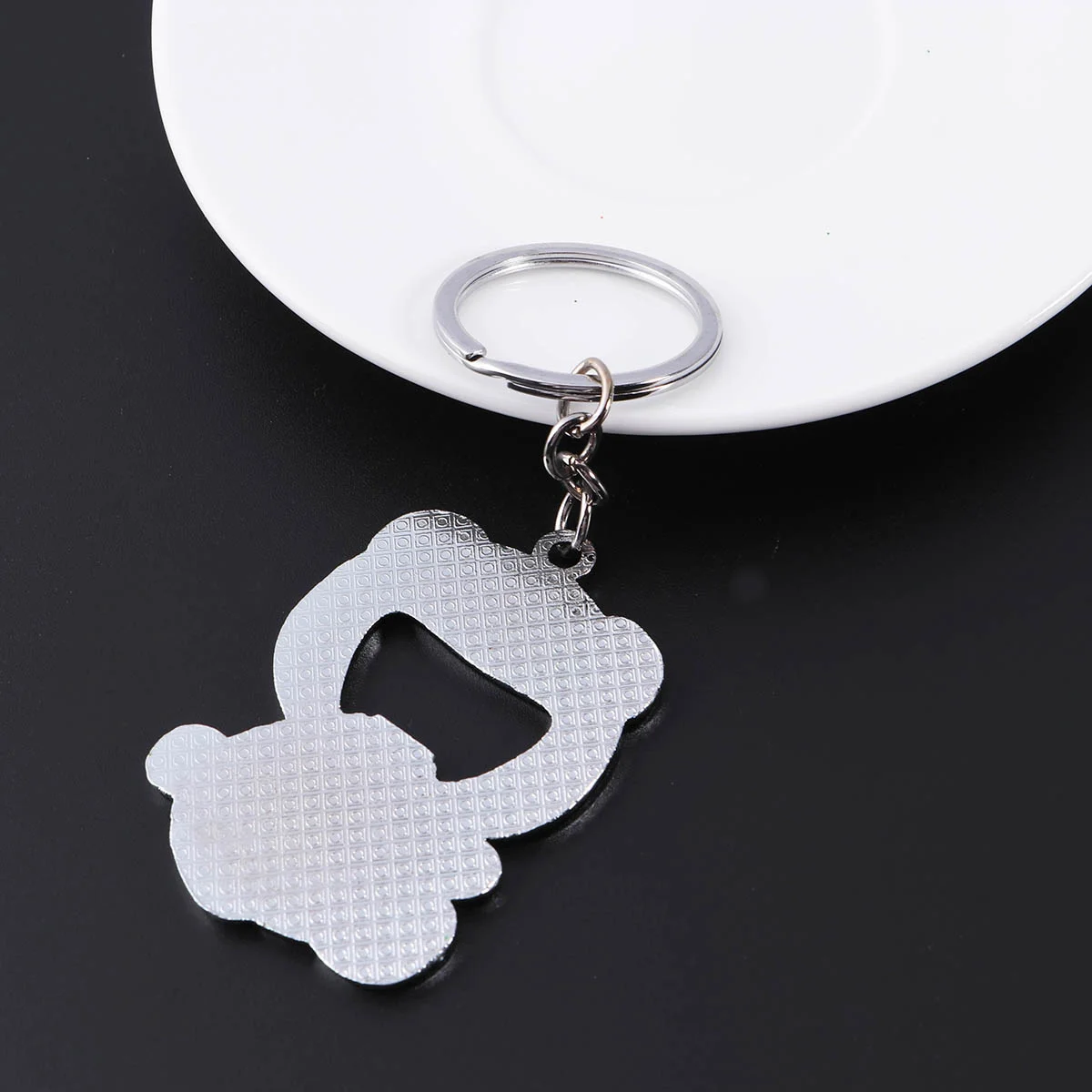 

Panda Key Chain Portable Beer Soda Bottle Opener Novelty Key Ring Holiday Gift