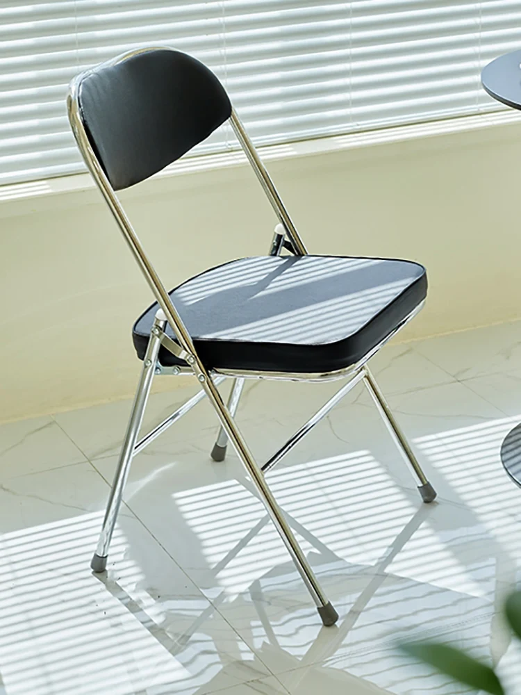 Home Decor Living Room Home Furnishings Nordic Style Restaurant Chairs Office Chairs Folding Iron leisure