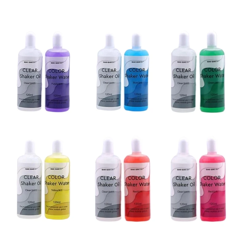

2 Bottles 120ml Silicone Pouring Oil Quicksand UV Epoxy Resin Silicone Mold Liquid Flow DIY Art Crafts Oil Jewelry Make