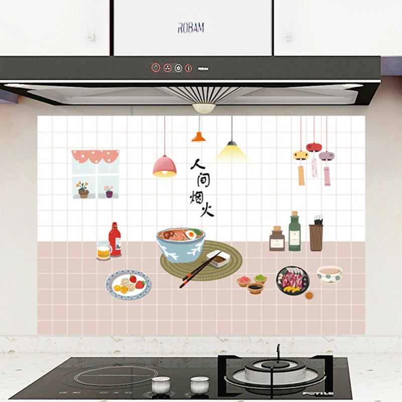 Kitchen Cupboard Stickers Transparent Wall Sticker Cabinet Stove Oil-proof  Self adhesive Film High temperature resistance Films - Price history &  Review, AliExpress Seller - Newlife Decoration 0418 Store