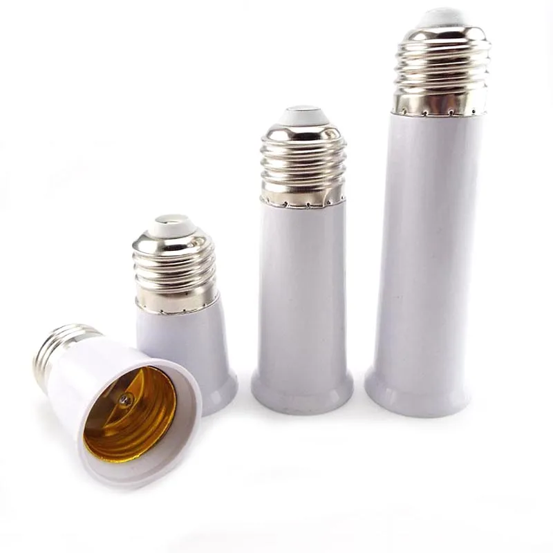 Lamp Bulb Holder Lamp Holder Lamp Base Lamp Socket Extender Socket Converter Lamp Socket Adapter LED Lamp Base 65mm 95mm 120mm E27 to E27 Extender Lamp Holder Base Bulb Extend Extension Socket Adapter LED Light Adapter Converter U26