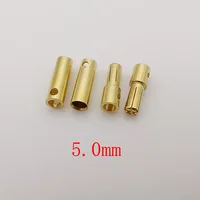 5mm 6mm 8mm RC Battery Bullet Banana Plug Male Female Bullet Banana Connector Plugs for ESC Lipo RC Battery Plugs 4