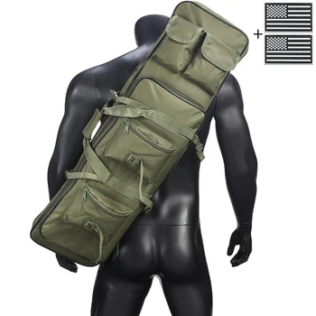 Zaino multifunzionale per attrezzatura da caccia all'aperto, borsa portaoggetti, spallacci regolabili, tasche multiple.