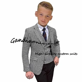 Boys Houndstooth Suit 1