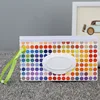 1~10PCS Baby Wet Wipe Box Reusable Wet Tissue Case Holder Snap-Strap Cleaning Wipes Container Portable Refillable EVA Wipe Bag 6
