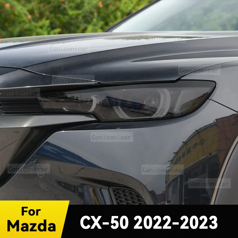 

Для MAZDA CX-50 2022 2023 CX50 Автомобильная внешняя фара с защитой от царапин ТПУ PPF Защитная пленка для ремонта от царапин аксессуары