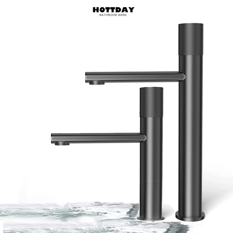 Bathroom basin mixer faucet washbasin shower room counter basin ceramic toiletries smart Bath wc tapple hot & cold matt black