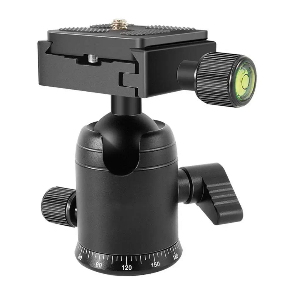Tripod Ball Head 360 Degree Rotatable Aluminum Alloy Universal Panoramic Mini Tripod Ball Head for Outdoor
