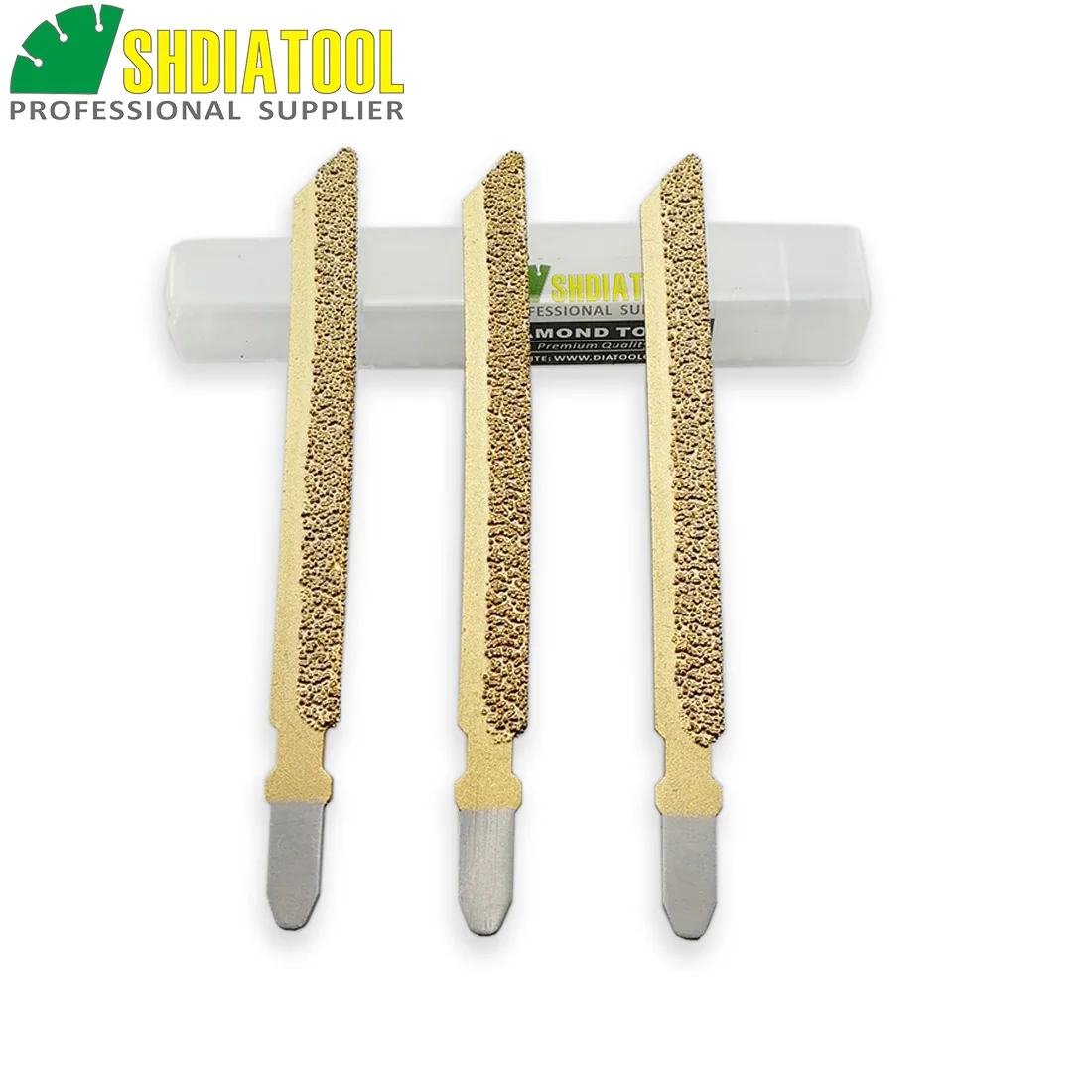 Shdiatool 3pcs 4" Diamond Cutting Disc Jig Saw Blades For Stone