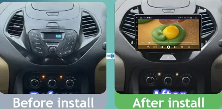 Android 16 Carplay Auto Car Radio For Ford FIGO KA