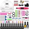Manicure Set Nails Art Decoration Nail Drill Machine Acrylic Nail Kit Professional Nail Supplies Set Manicure Tool Kit 3
