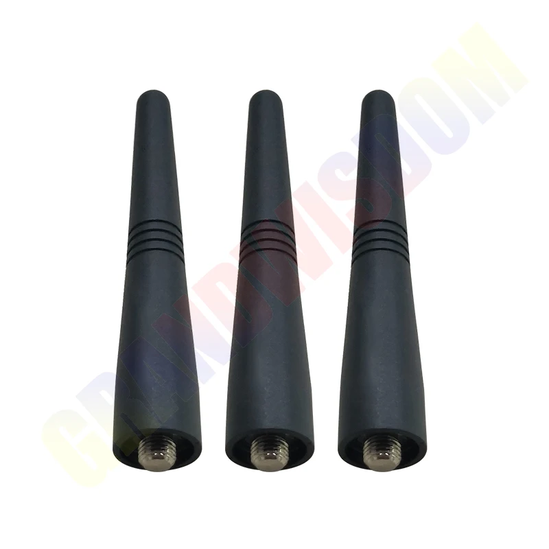 Grandwisdom Walkie Talkie Antenna 5/10pcs Stubby UHF 400-470MHz Compatible car building PMAE4002 PMAE4003 PPR860 EX500 Ham Radio