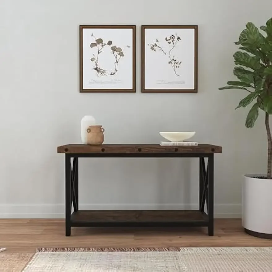 Carpenter Sofa Table, Brown 2