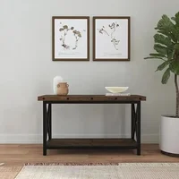 Carpenter Sofa Table, Brown 2