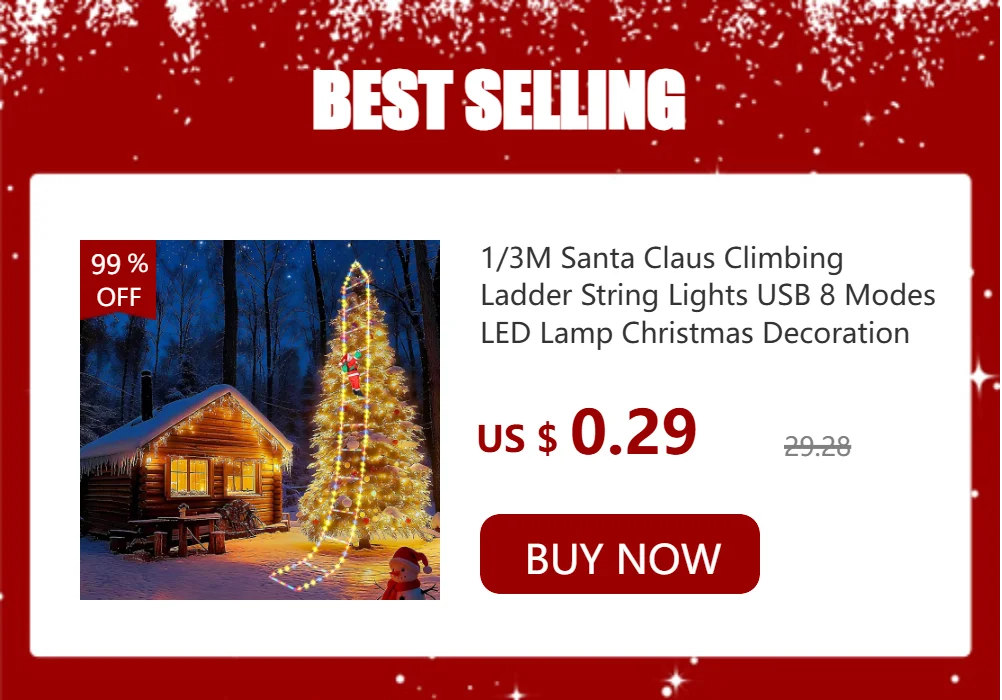 Christmas Decorations 2024 Tree Led Lights String Application DIY Image LED RGB IC Fairy Bluetooth Control